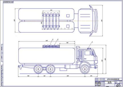 Дипломная работа на тему Модернизация системы питания автомобиля КамАЗ-532130 для работы на компримированном природном газе