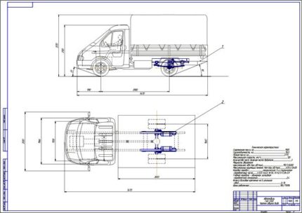Дипломная работа на тему: Проект модернизации автомобиля ГАЗ-3302 путем установки пневмоподвески