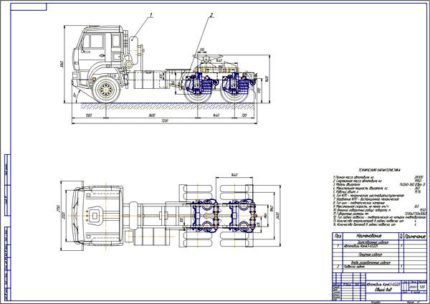 Дипломная работа на тему: Модернизация задней подвески автомобиля КамАЗ-65225 путем установки пневмобаллонов