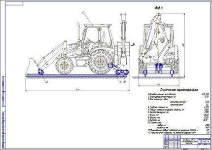 Дипломная работа на тему: Проект модернизации экскаватора JCB 3CX для работы на железнодорожных путях