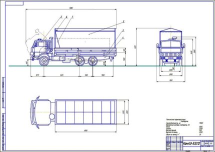 Дипломная работа на тему: Улучшение эксплуатационных свойств КамАЗ-53212 путем модернизации кузова