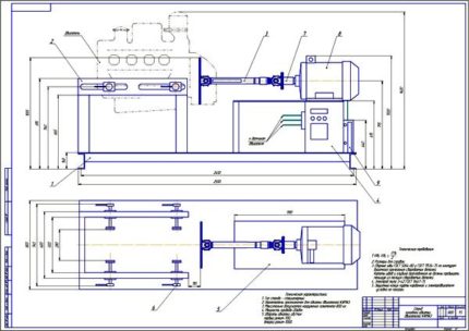 Дипломная работа на тему: Проектирование отделения по ремонту двигателя с разработкой стенда для обкатки двигателей КамАЗ–740