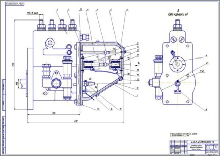 Дипломная работа на тему: Модернизация дизеля Д-240 с разработкой электронно-управляемой топливоподающей системы