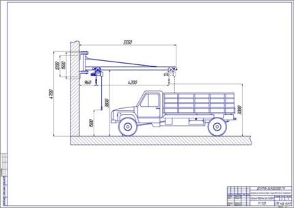 Дипломная работа на тему: Проектирование зоны технического обслуживания и текущего ремонта с разработкой консольно-поворотного крана