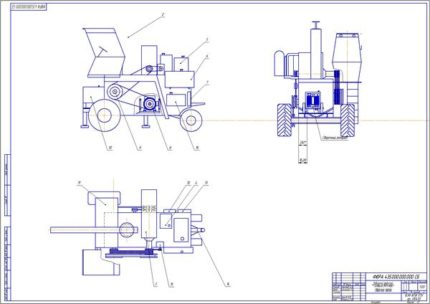 Дипломная работа на тему: Разработка конструкции мобильного сервисного комплекса на базе шасси комбайна СК−5 НИВА