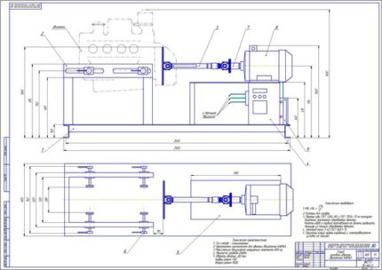 Дипломная работа на тему: Реконструкция и модернизация моторного участка АТП с разработкой стенда для обкатки двигателей
