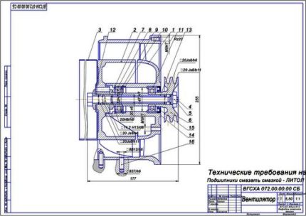 Курсовая работа на тему "Ремонт вентилятора шкива двигателя Д-37