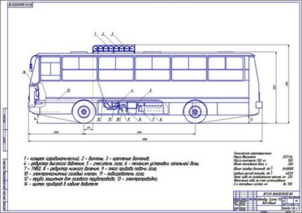 Автобус Скания 112 общий вид