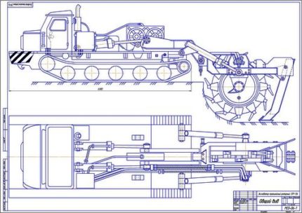 Экскаватор траншейный роторный ЭТР-134