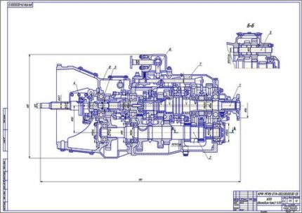КПП КамАЗ модель 15